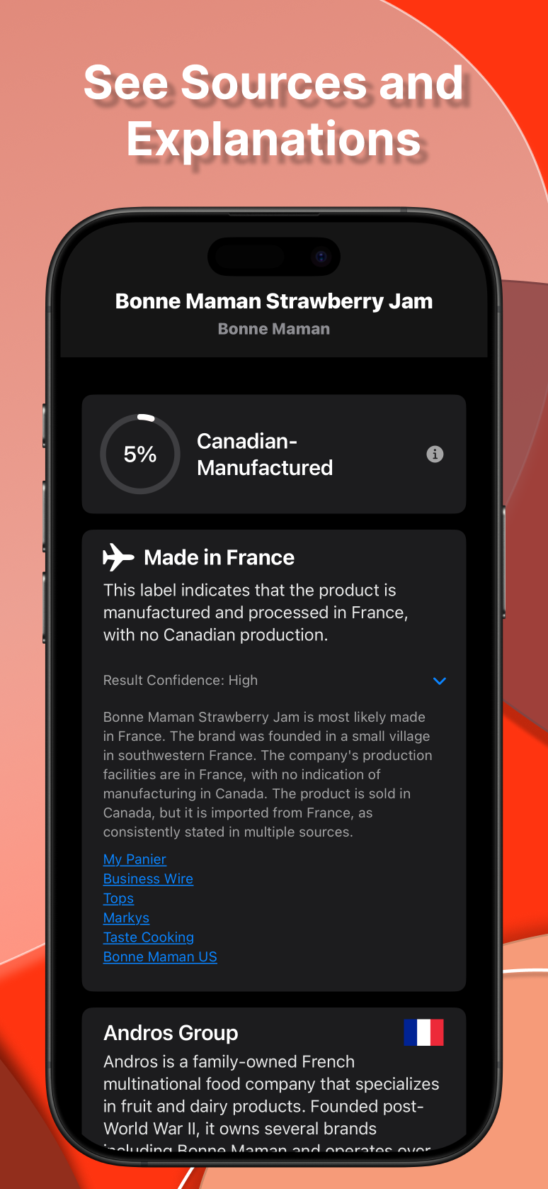 App Preview - Product Details
